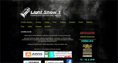 Desktop Screenshot of lightshow1.cz